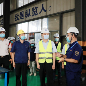南寧市委常委、常務(wù)副市長陳竑率隊到我司考察指導(dǎo)